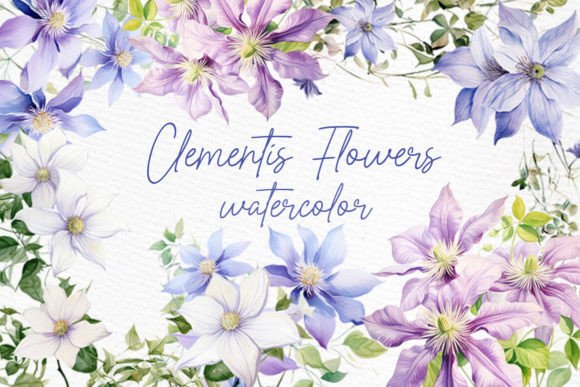 Purple Flower Illustrations: Clipart Review