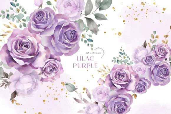 Watercolor Purple Flowers Clipart: An Embroidery Review