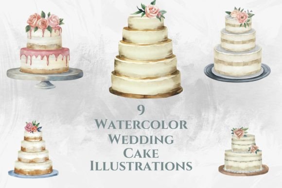 Watercolor Wedding Cake Collection: A Stitch Test
